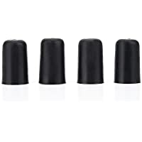 Los mejores  - Dilwe Tapa Antideslizante para Violonchelo- Punta de Goma Negra de 4 Piezas para Protector de Instrumento de Pasador de…